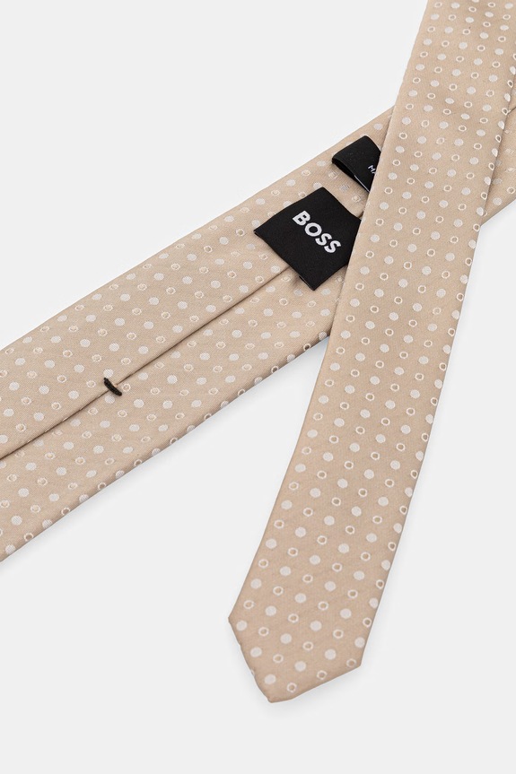 BOSS kravata za muškarce od svile TIE CM6 262 50562105 bež SS26