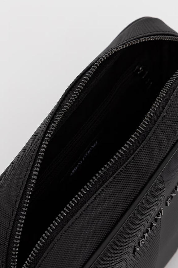 Armani Exchange trusă cosmetică pentru bărbați, cu imitație de piele negru XM001271.AF11935
