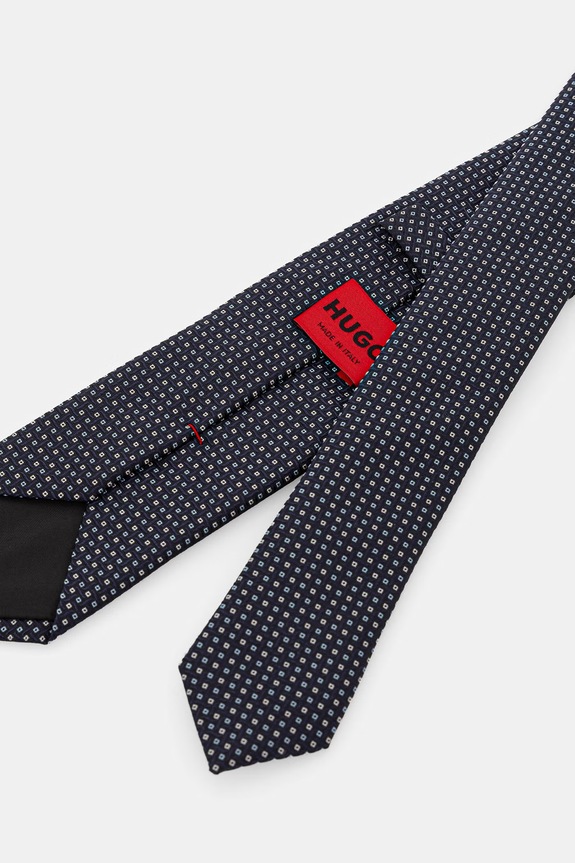 HUGO kravata za muškarce od svile Tie cm 6 50561649 mornarsko plava SS26