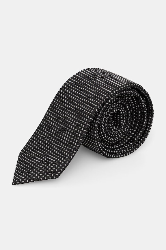 HUGO kravata za muškarce od svile Tie cm 6 crna 50561649
