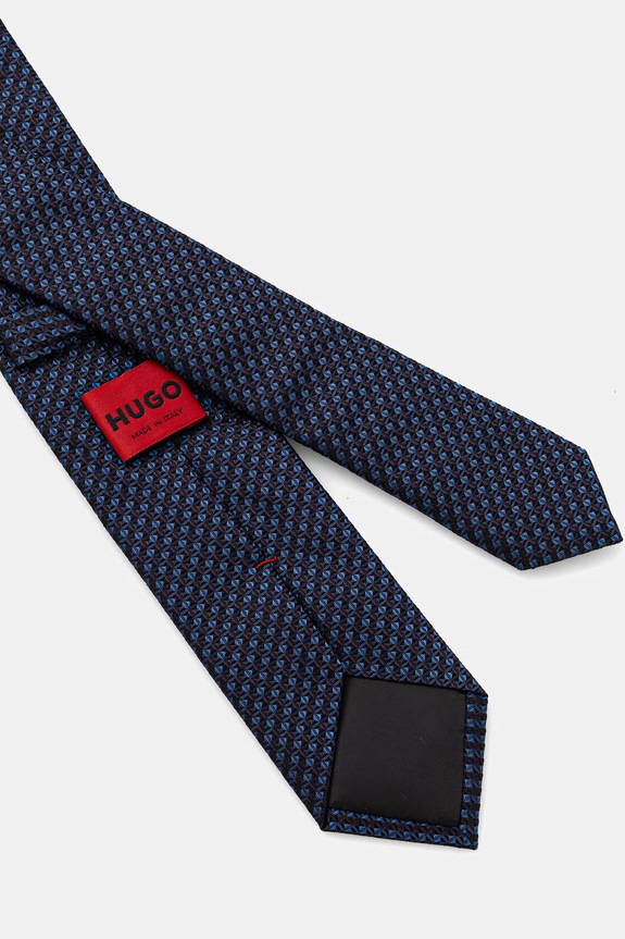HUGO cravată pentru bărbați, din mătase 6 cm 50561717 bleumarin SS26