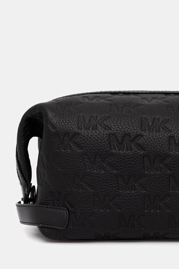 Michael Kors kosmetyczka męska skórzana czarny 33S6LJSN2L