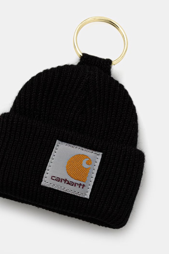 Carhartt WIP Mini Watch Hat Keychain pánsky prívesok I036420.89XX čierna SS26