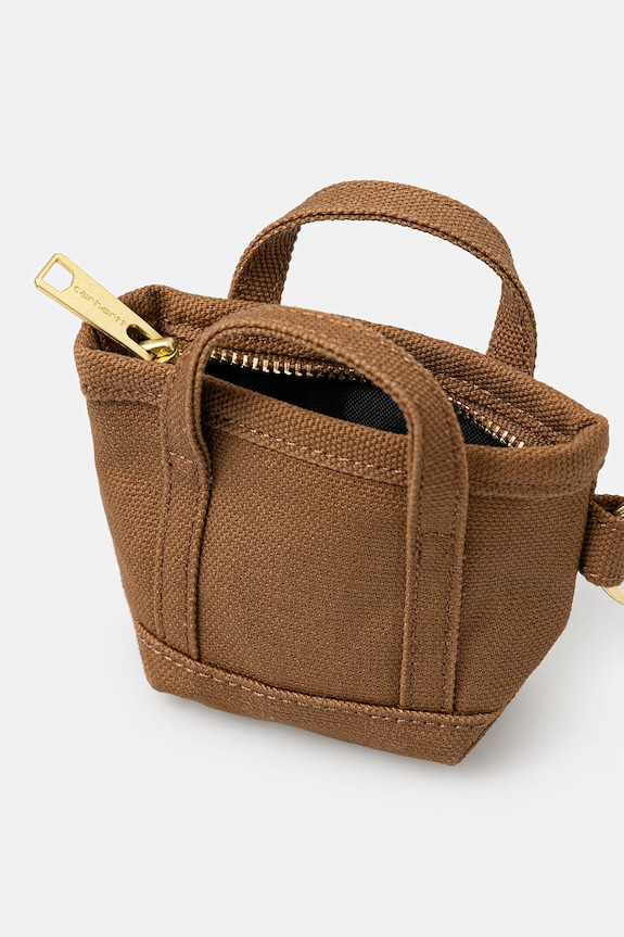Carhartt WIP pánsky prívesok Mini Tote Bag Keychain I036418.HZXX hnedá SS26
