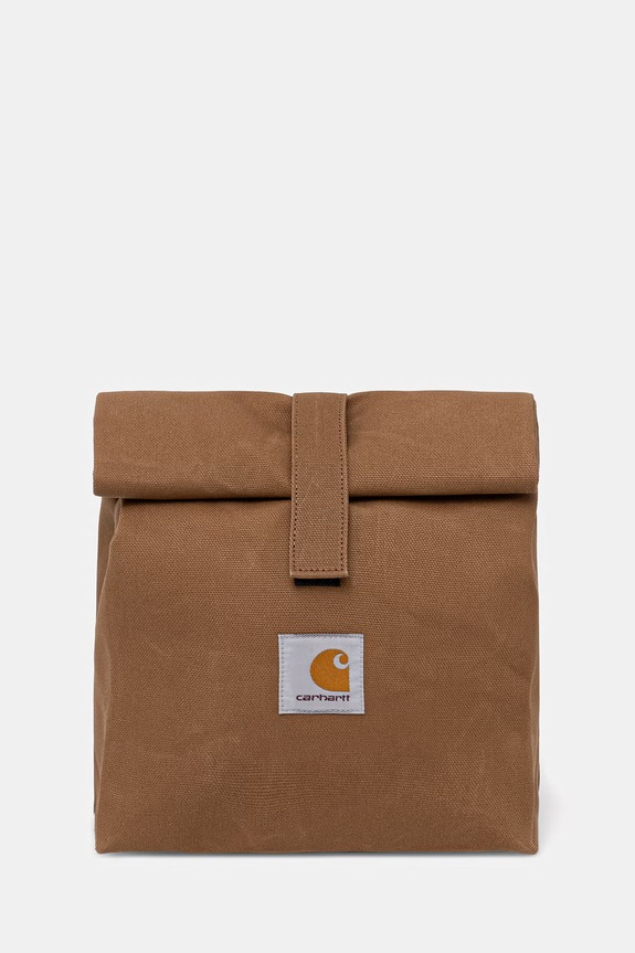 Carhartt WIP taška na oběd Lunch Bag hnědá I035943.HZXX
