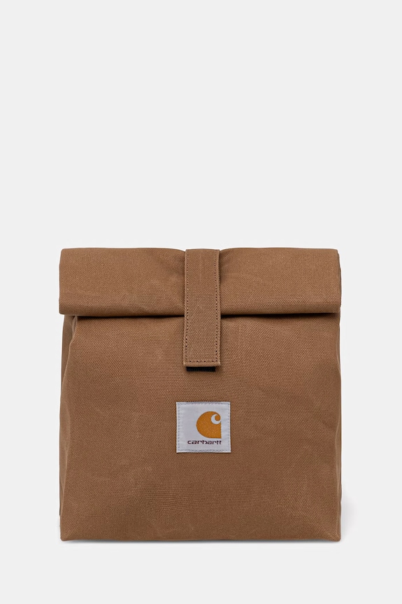 Carhartt WIP taška na oběd Lunch Bag hnědá I035943.HZXX