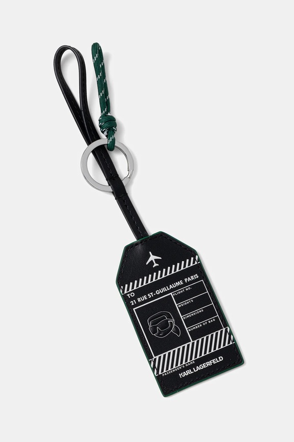 Privjesak Karl Lagerfeld IKON crna B1W50086