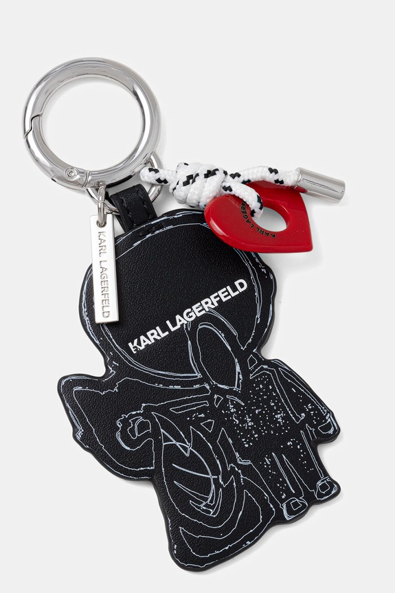 Privjesak Karl Lagerfeld IKON B1W50092 crna SS26