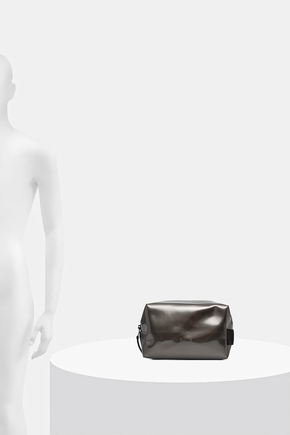 Rains portfard 15580 Wash Bag Small W3 argintiu 15580.150