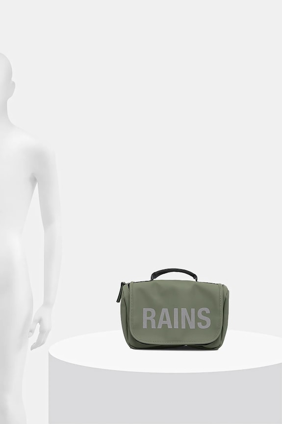 Kozmetická taška Rains 16310 Texel Wash Bag W3 16310.145 zelená