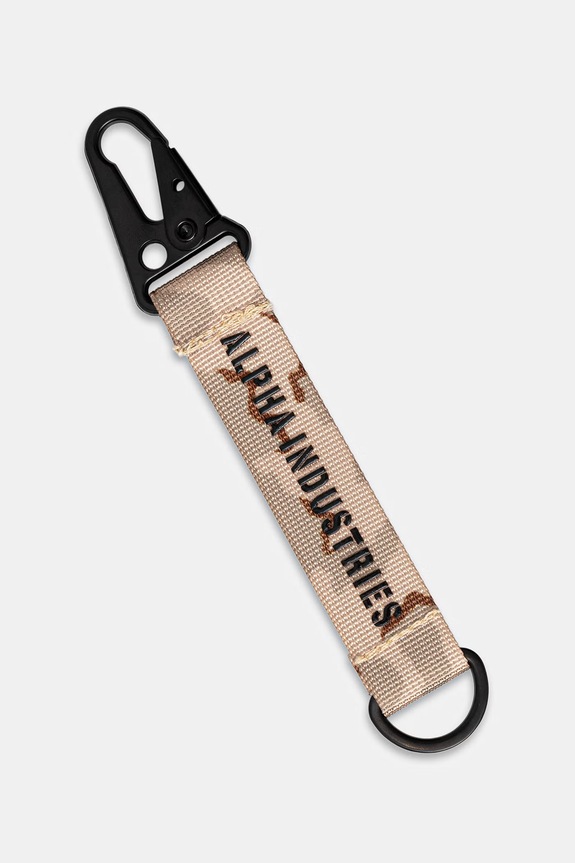 Přívěsek Alpha Industries Alpha Utility Key Chain Camo béžová 266962C