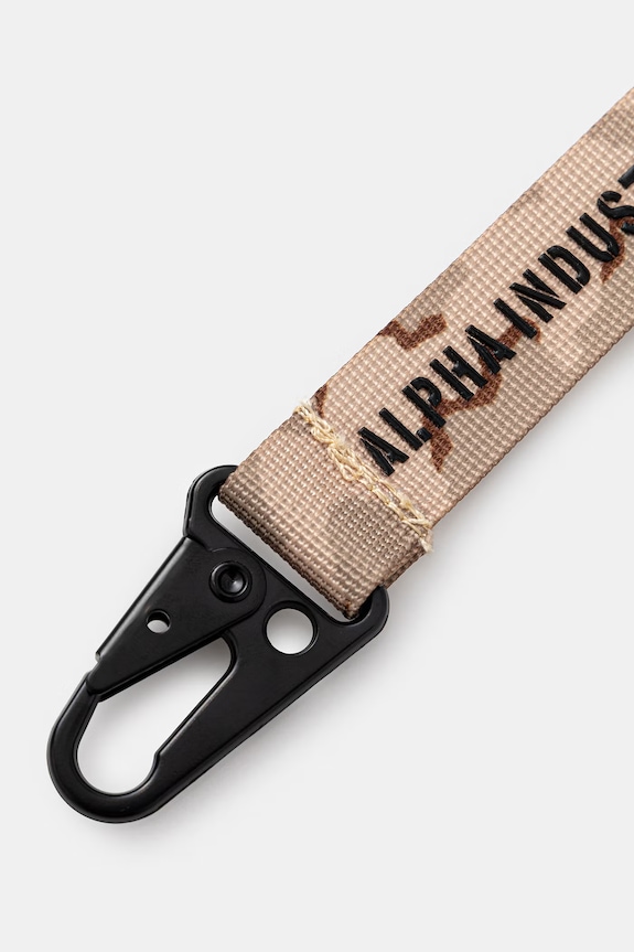 Přívěsek Alpha Industries Alpha Utility Key Chain Camo 266962C béžová SS26