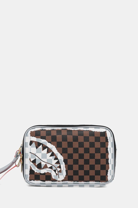 Sprayground borsa da toilette marrone 910B8294NSZ
