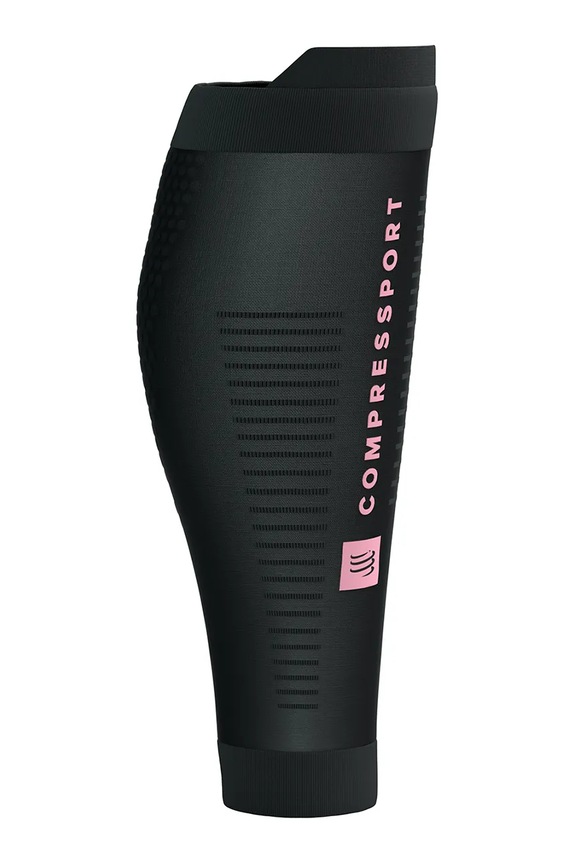 Akcesoria Compressport opaski kompresyjne na łydki R2 3.0 - EAT MY DUST! CCSU1348 czarny