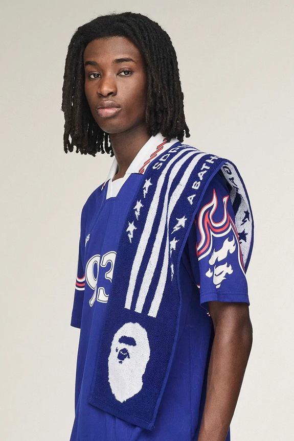 adidas Originals πετσέτα βαμβάκι x BAPE μπλε KF4920
