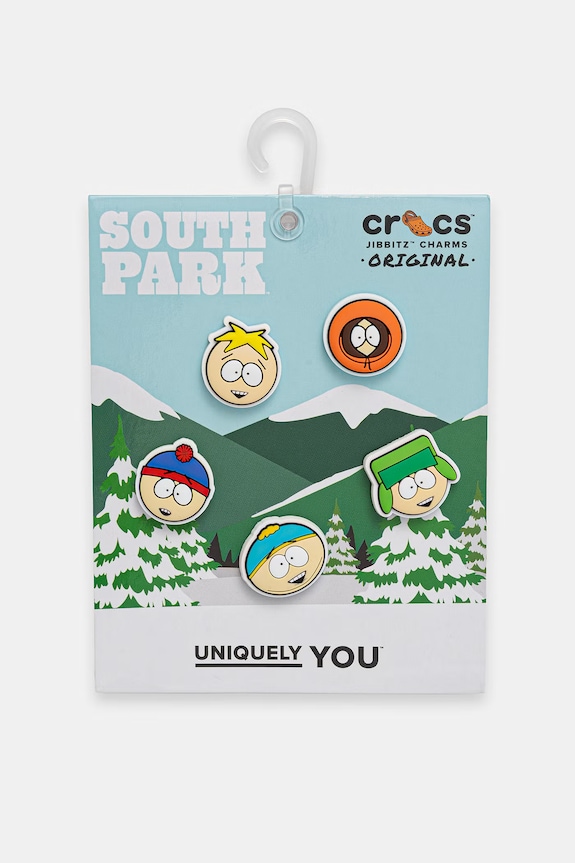 Odznaky na topánky Crocs South Park 5-pak viacfarebná 10015782