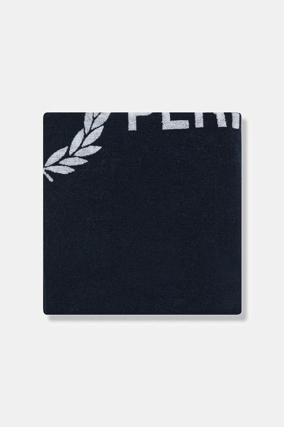 Fred Perry ręcznik plażowy bawełniany granatowy MS7705