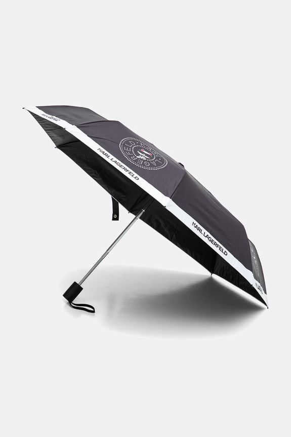 Karl Lagerfeld avtomatski dežnik IKON črna B2W50065