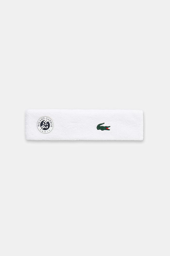 Lacoste bentiță alb RL1608