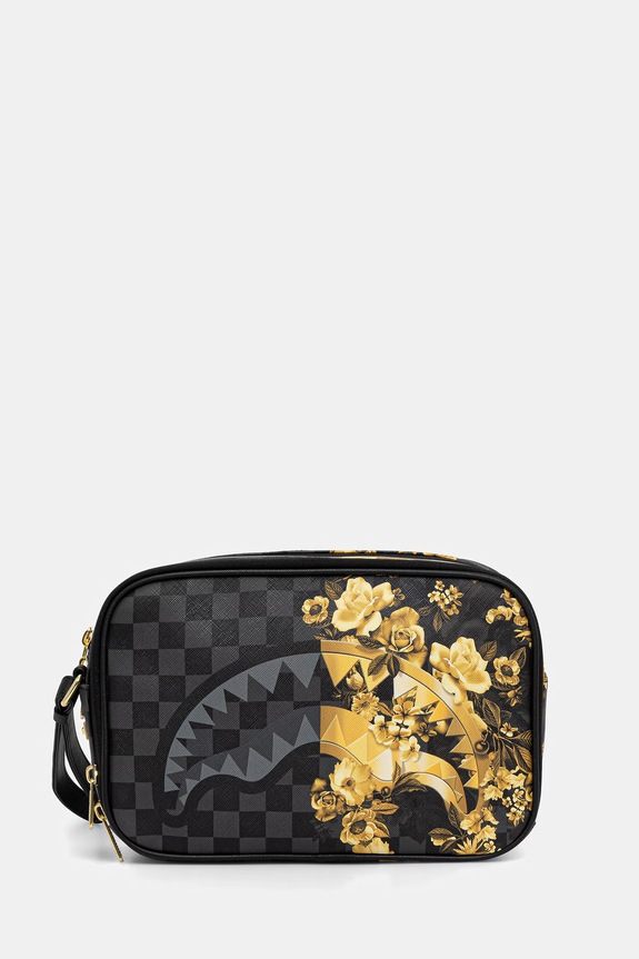 Sprayground козметична чанта от имитация на кожа сив 910B9005NSZ