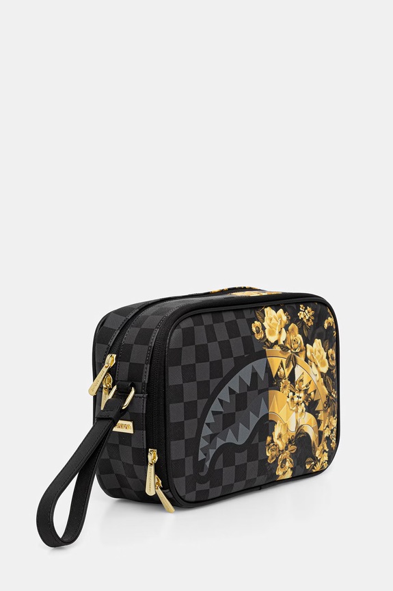 Sprayground козметична чанта от имитация на кожа 910B9005NSZ сив SS26