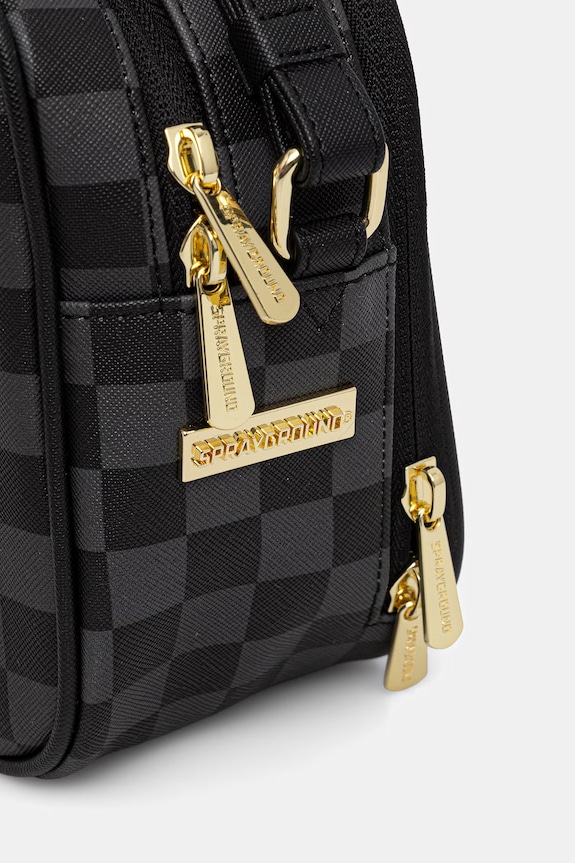 Sprayground trusă cosmetică cu imitație de piele gri 910B9005NSZ