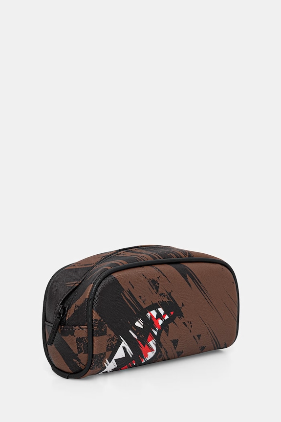 Sprayground kozmetická taška z imitácie kože 910B8973NSZ hnedá SS26