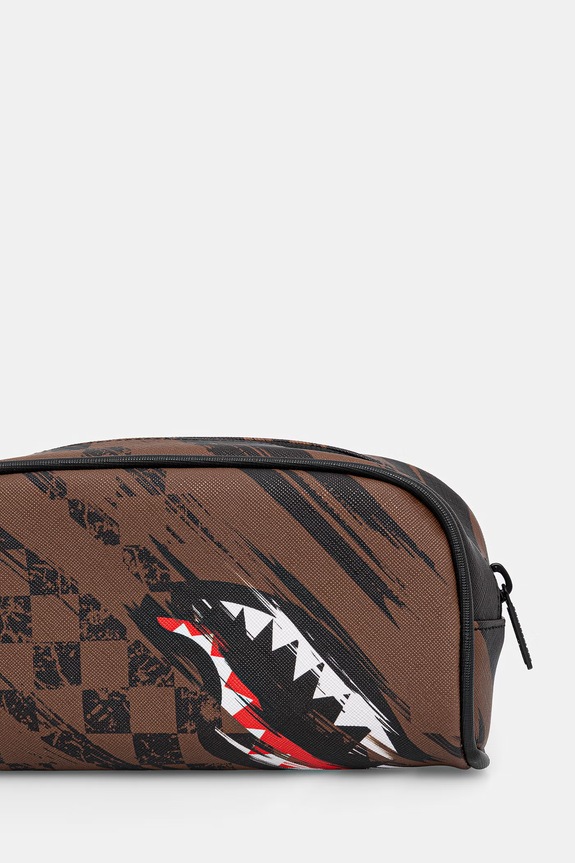Doplnky Sprayground kozmetická taška z imitácie kože 910B8973NSZ hnedá