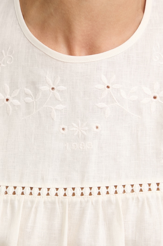 Weekend Max Mara bluzka damska lniana BACINO 2615941082600 beżowy
