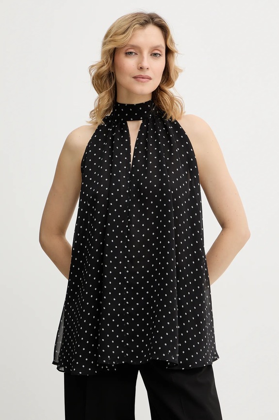Rotate bluză cu modele negru 115238000