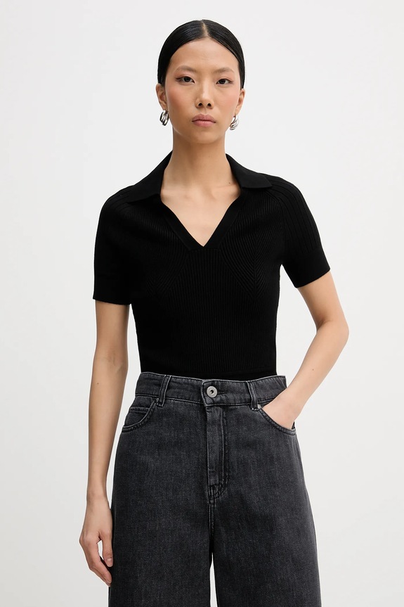 Polo tričko Marciano by Guess BICE slim čierna 6RGR11.5613Z