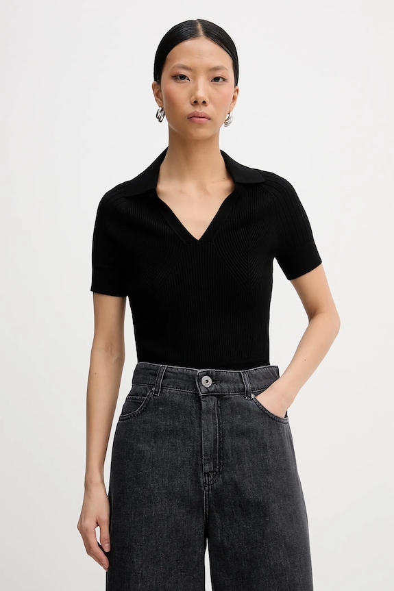 Polo tričko Marciano by Guess BICE slim čierna 6RGR11.5613Z