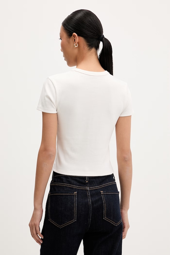 Îmbrăcăminte HUGO cămașă de damă cu bumbac The Essential Shirt 50552601 bleumarin