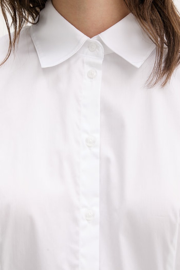Πουκάμισο HUGO The Fitted Shirt 50554568 λευκό