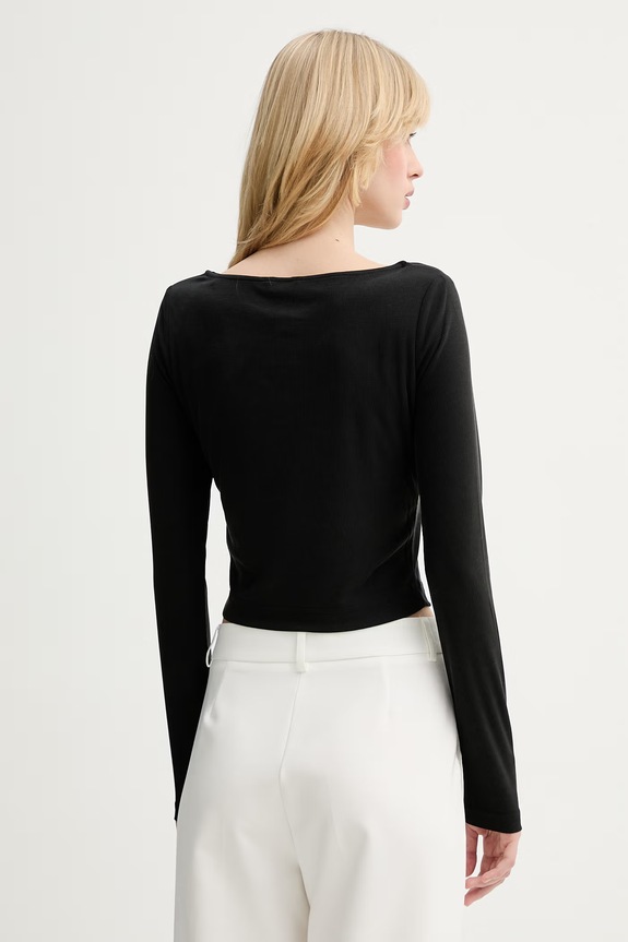 Îmbrăcăminte Guess longsleeve MILENA W6RP11.KAQL2 negru