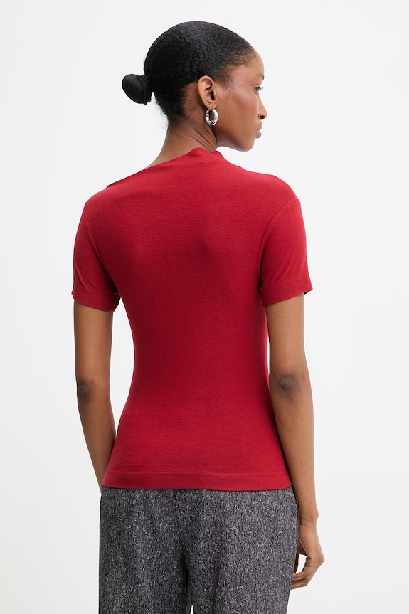 Îmbrăcăminte Guess tricou DAMIANA W6RP16.KD012 rosu
