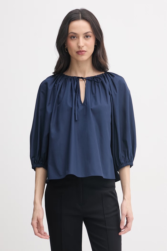 Polo Ralph Lauren bluză de damă din bumbac bleumarin 211A93812