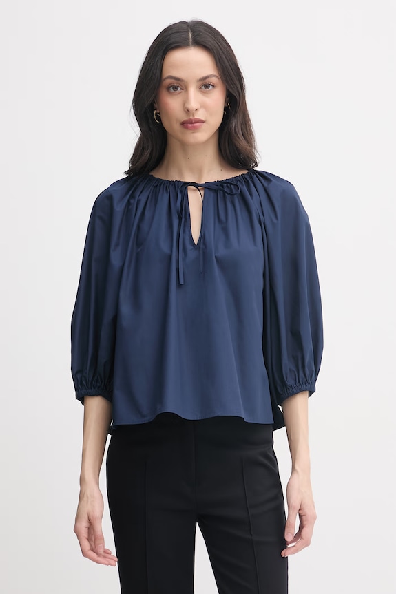 Polo Ralph Lauren bluză de damă din bumbac bleumarin 211A93812