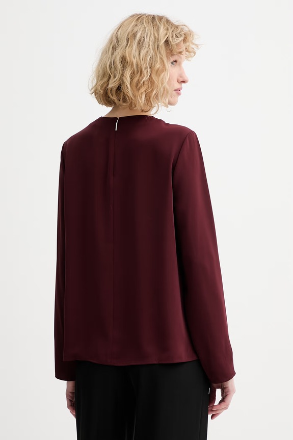 Odzież Calvin Klein bluzka LV044E903G bordowy