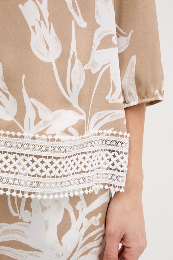 Joseph Ribkoff bluzka damska 261031 beżowy