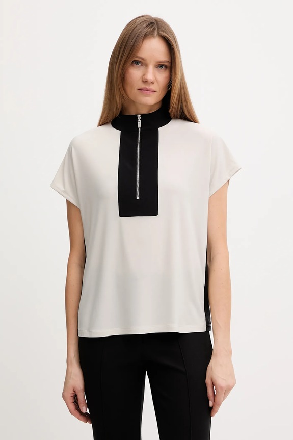 Bluza Joseph Ribkoff bez uzorka bež 261611