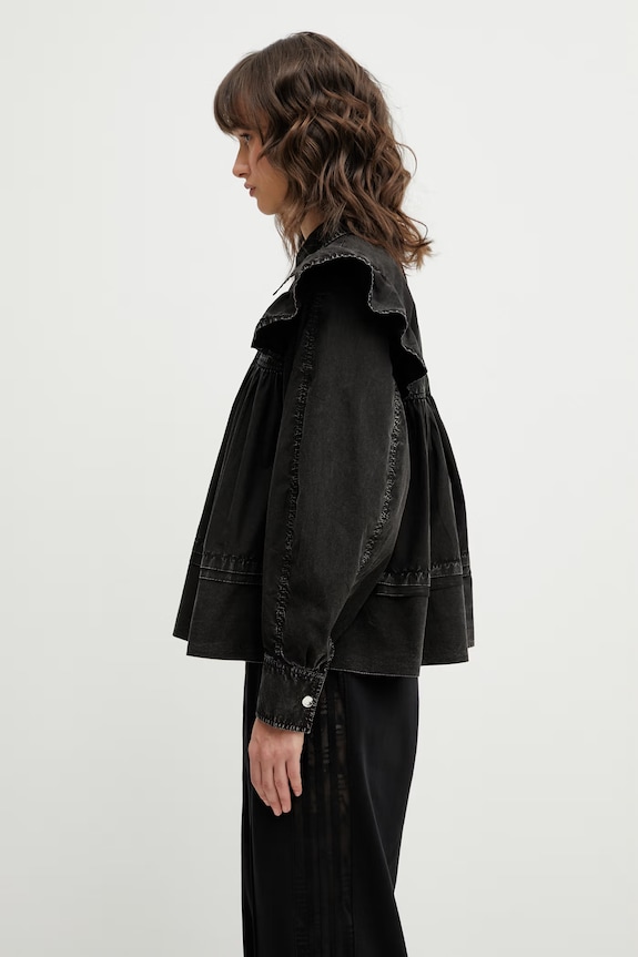 GANNI A1040061 czarny SS26