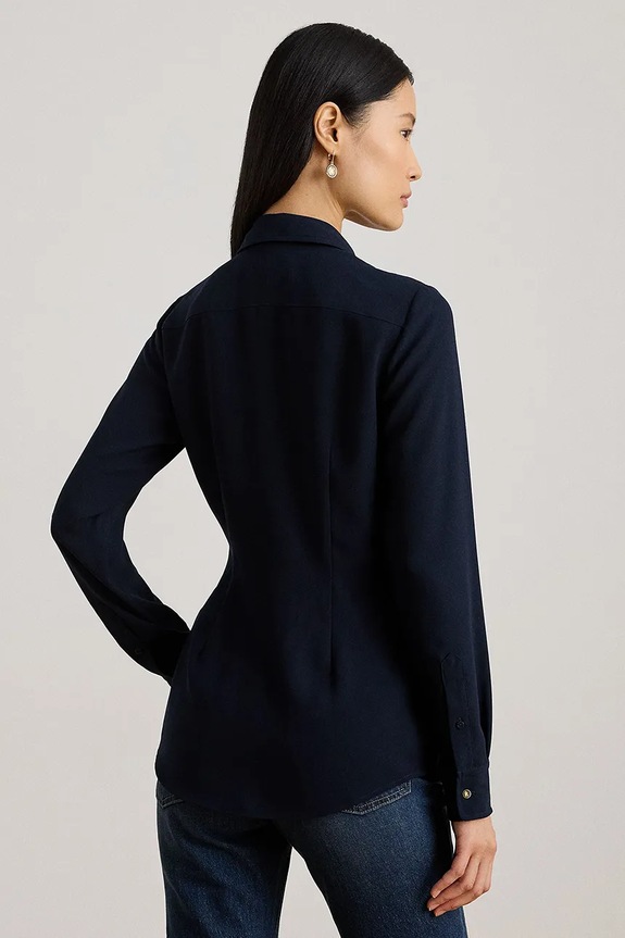 Πουκάμισο Lauren Ralph Lauren 200P03577 σκούρο μπλε SS26