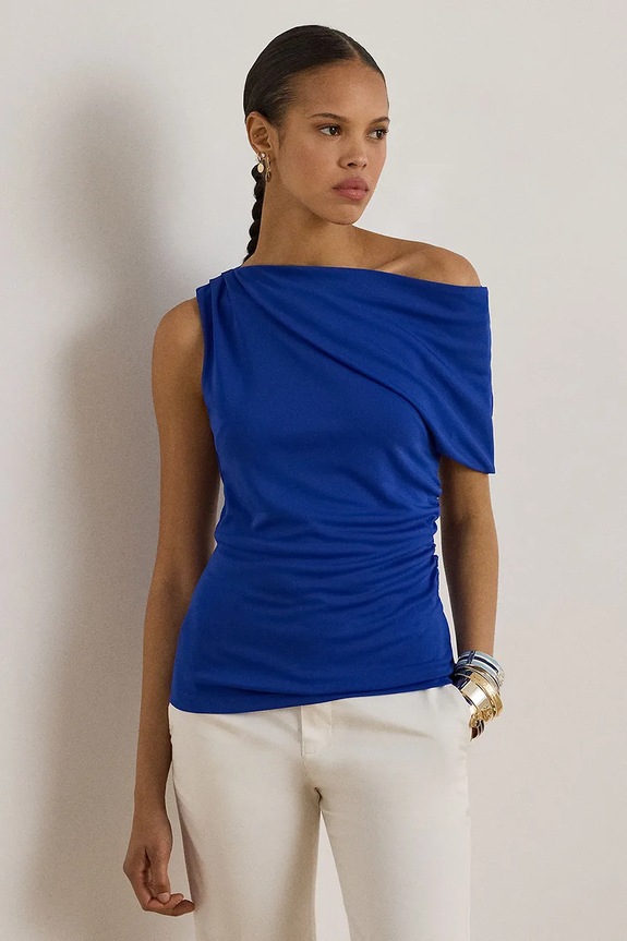 Lauren Ralph Lauren felső vállas kék 200P03740
