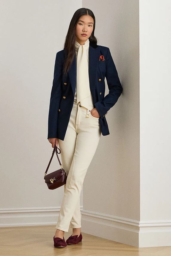 Oblečenie Košeľa Lauren Ralph Lauren 200P14083 béžová
