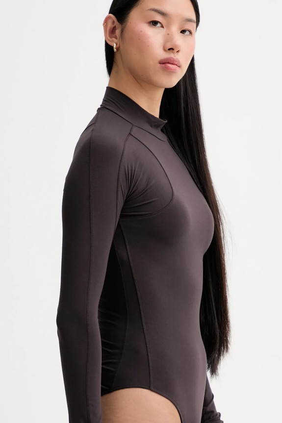 Tričko s dlhým rukávom G-Star Slim body hnedá D27965.E299