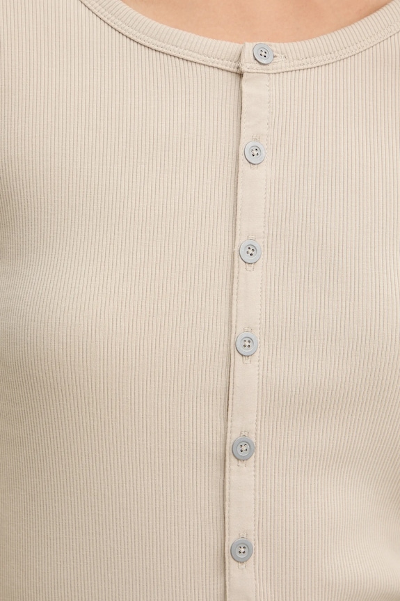 Tričko s dlhým rukávom G-Star Henley slim D27975.E136 béžová