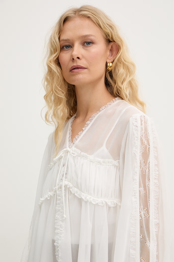 Pinko bluzka damska biały 106649.A337