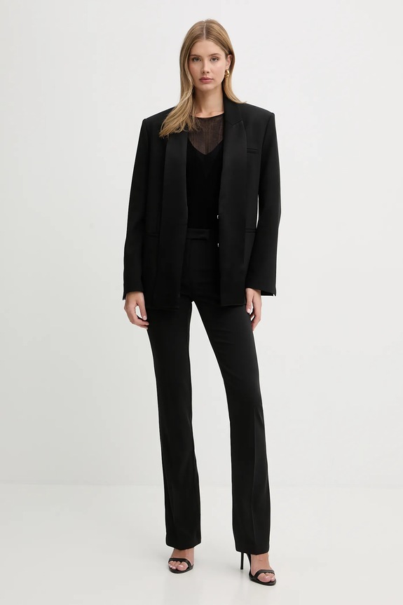 Pinko bluză din amestec de lână 106320.A34B negru SS26