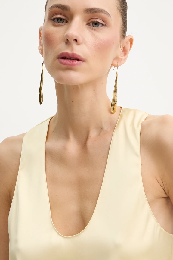 Bluza Patrizia Pepe zlatna 8C0725.A269